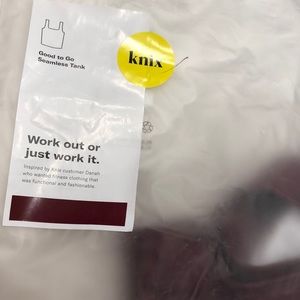 Knix Good to Go Seamless Tank (Dark Cherry)